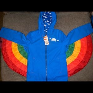 Cat & Jack Toddler Girls' Rainbow Wing Rain Coat